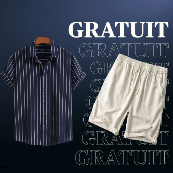 Achetez-en 1 et obtenez-en 2 : Chemise Signature + Short Offert