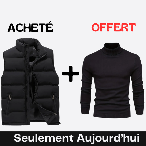 Gilet + Pull Gratuit (DESTOCKAGE)